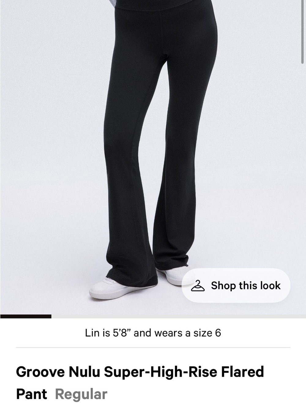 Lululemon Groove Super-High-Rise Flare Pants — Black